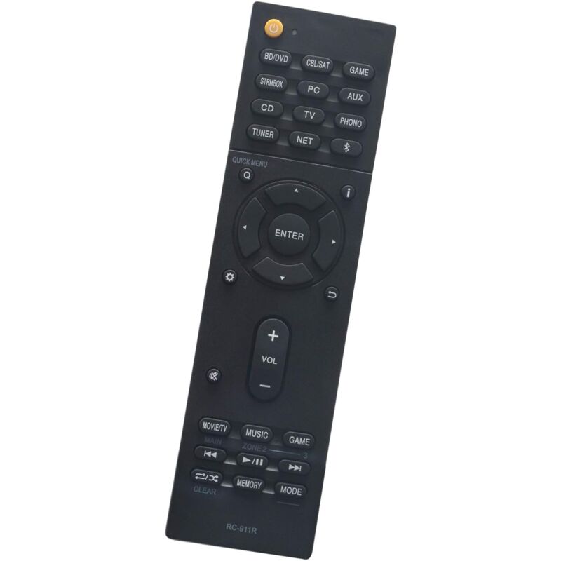 Onkyo Remote Control RC-911R for TX-NR578, TX-DS787, TX-NR777, TX-NR686, HT-S7805, TX-RZ720, TX-RZ610, TX-RZ710