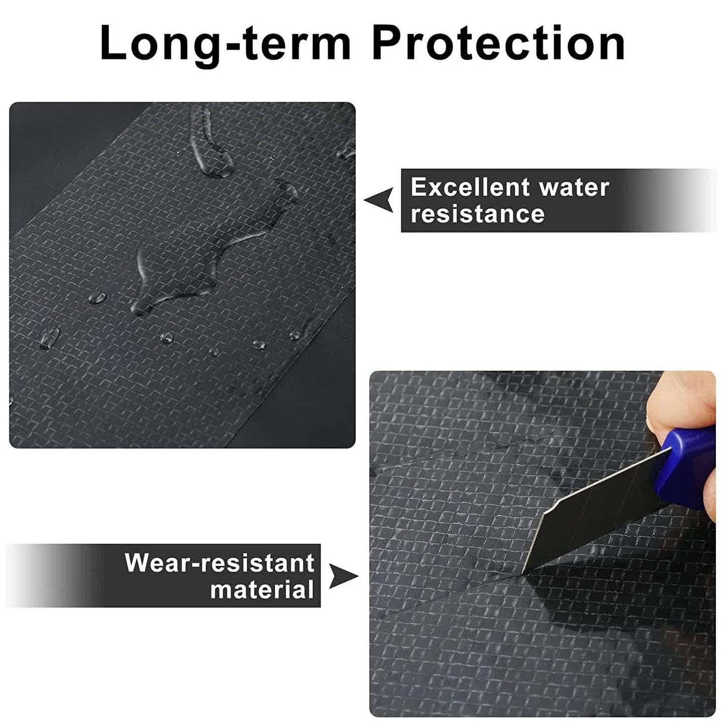 RV Underbelly Tape RV Underbelly Material Corrugated Waterproof Flex Mend Belly Tape Thick Adhesive Patch Sealing Mobile Home Camper Travel Trailer Tear Repair(1 Pack,4 Inch x 66 Feet)