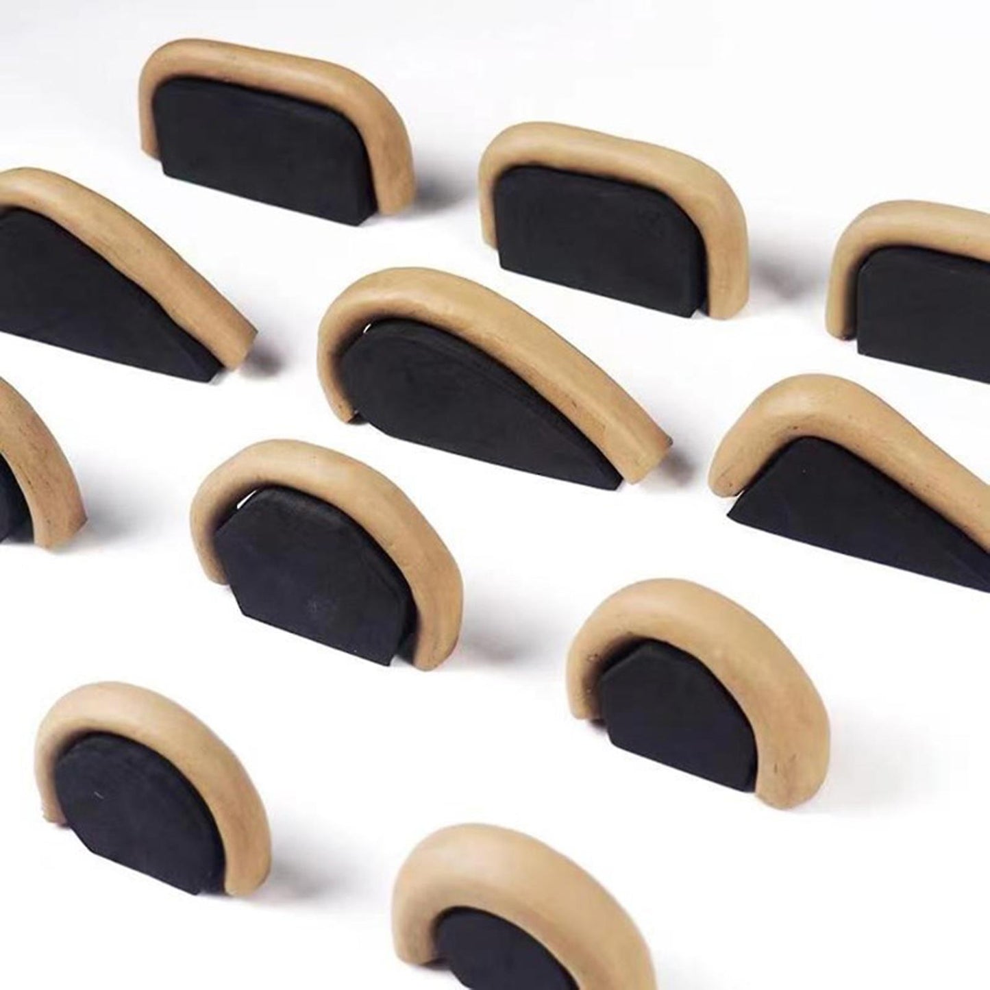 Ceramic Mug Handle Molds 12pcs, Easy to Use Mug Handle Shaper Tool Compatible with MGF