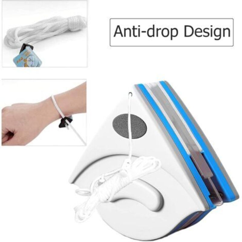 Magnetic Window Cleaning Tool For Double-Glazed Windows, Double-Sided Window Cleaning Brush, Interior Window Cleaning
