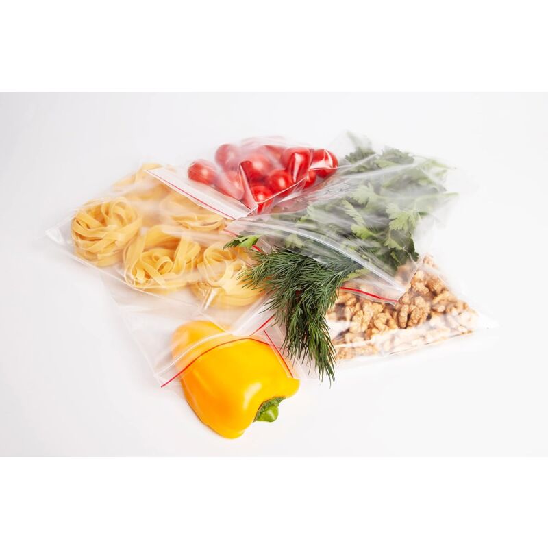 Clear Plastic Bag 80X120Mm Pouch Pack Of 100 Zip Lock Bags Plastic Bag I Reliable Small Clear Bag I Polythene Bags For