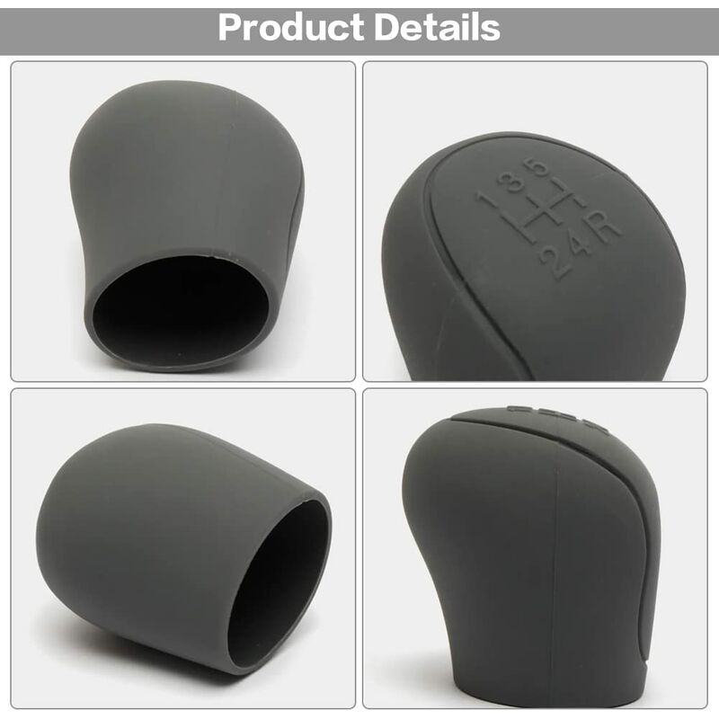 Car Gear Shift Knob Cover, Car Gear Shift Knob Cover, Silicone Car Gear Shift Knob Cover, Wear-Resistant, Anti-Scratch