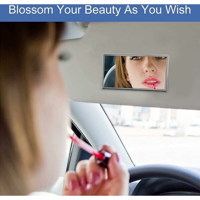Car Sun Visor Mirror, Car Sun Visor Mirror, Car Vanity Mirror, Car Vanity Mirror, Car Makeup Mirror, Small, 110 X 65 Mm