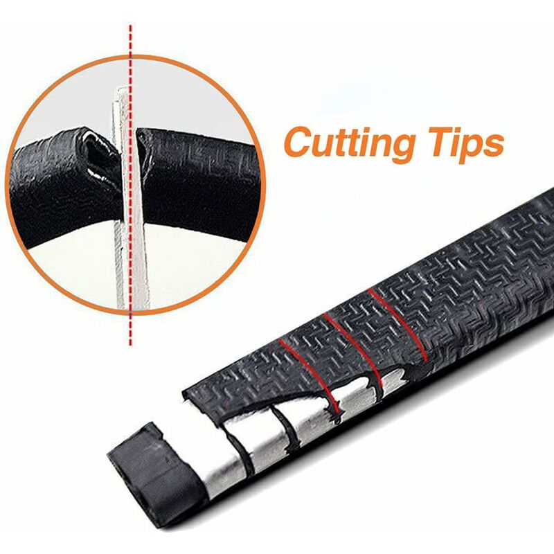 Car Door Edge Guards 4M Car Bumper Protector Rubber And Metal U Shape Door Edge Guard Strip Cars Boat