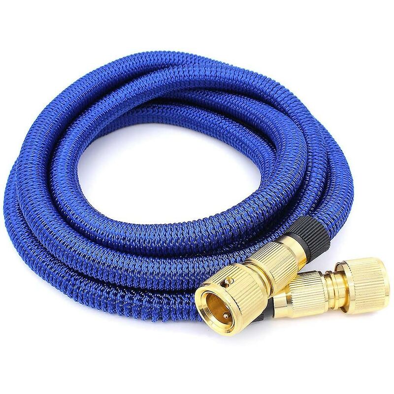 Garden Hose, Expandable Garden Water Hose Flexible Retractable Hose With Metal Fittings For Irrigation/Garden