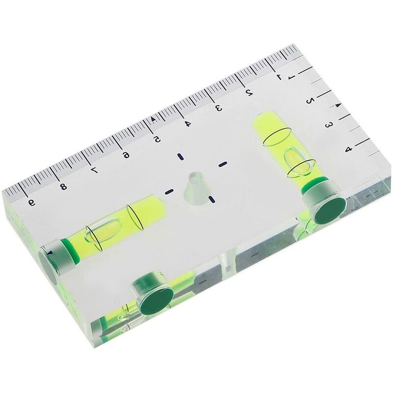 Mini High Precision Two-Direction Transparent Magnetic Spirit Level