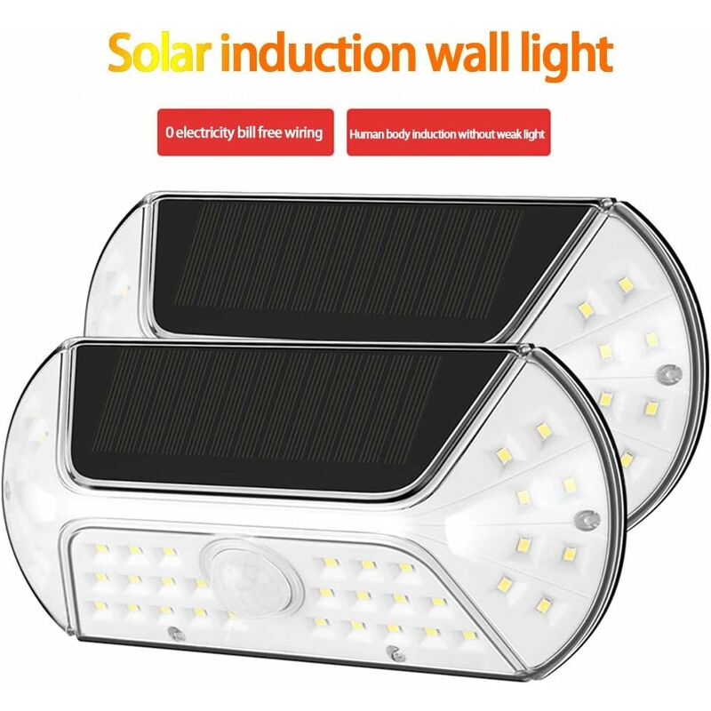 Solar Light Outdoor 40 LED Motion Sensor Waterproof Wireless Solar Security Lights For Outdoor Garage Yard Patio