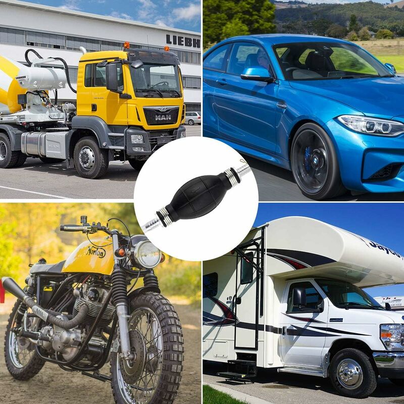 Liquid Water Transfer Pump, Portable Car Fuel Transfer Siphon Hand Pump For Waterworks Liquid Fuel Diesel Gasoline