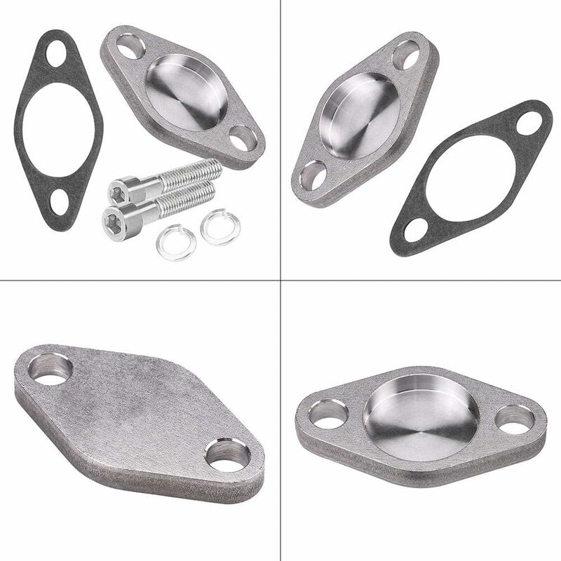 Valve Blanking Plate Egr Valve Blanking Block Plates Stainless Steel Kit With Gasket For E53 E38 E39 E46 X5
