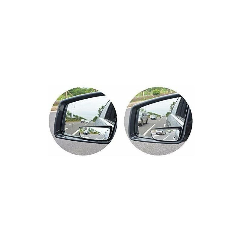 360° ROtate Blind Spot Mirror,Adjustable Wide Angle Rearview Mirror Hd Glass Convex Side View Mirror For Car