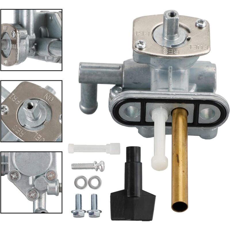 Aluminum Fuel Tap Petcock Fuel Valve Direct Replacement Aftermarket Part For Suzuki Gsf600 Gsf1200 44300-26E00, High