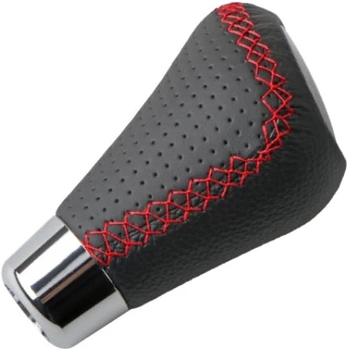 Gear shift lever - Manual gear shift lever - 5-speed transmission - Gear shift lever - Manual transmission - Black leather stitching - Universal gear shift lever (blue)