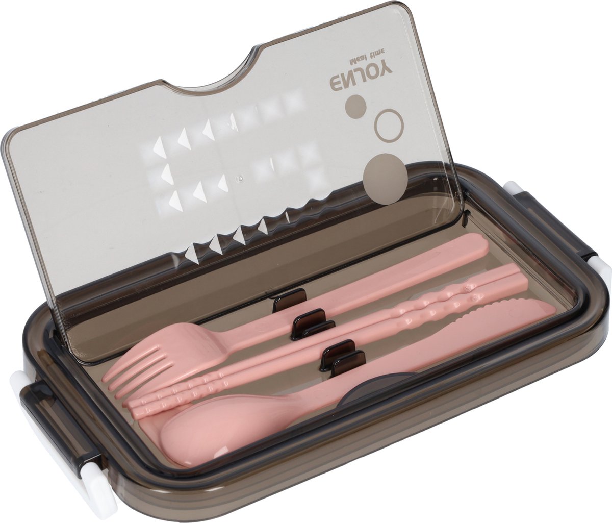 Pink Lunch Box with Soup Bowl - Bento Box - Adult Lunch Box - Meal Boxes - Children's Lunch Box - Lunch Box with Compartments - Airtight and Leakproof - BPA-Free