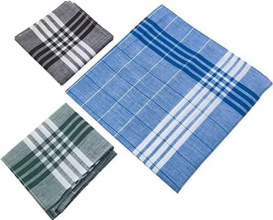 12-Piece Men's Cotton Napkin Set, 40x40 cm