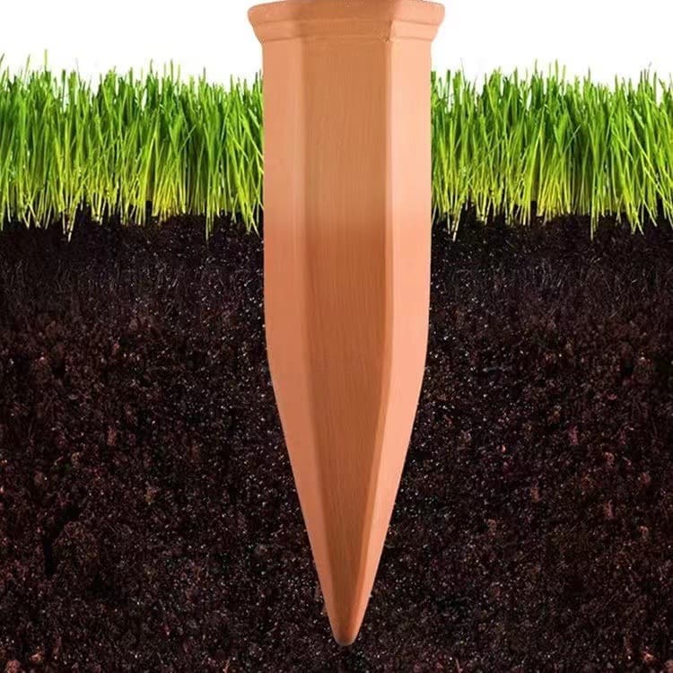 8pcs Clay Cones Watering Cones Plant Water Dispenser, 8cm