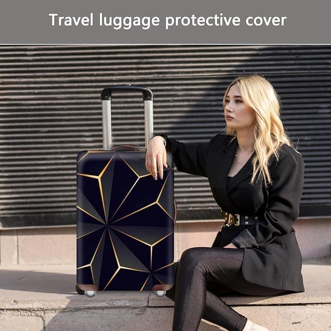 Elastic Suitcase Cover Travel Luggage Protection Scratch Resistant Washable Trolley Case Cover, 1 Pack, 29-32INCH