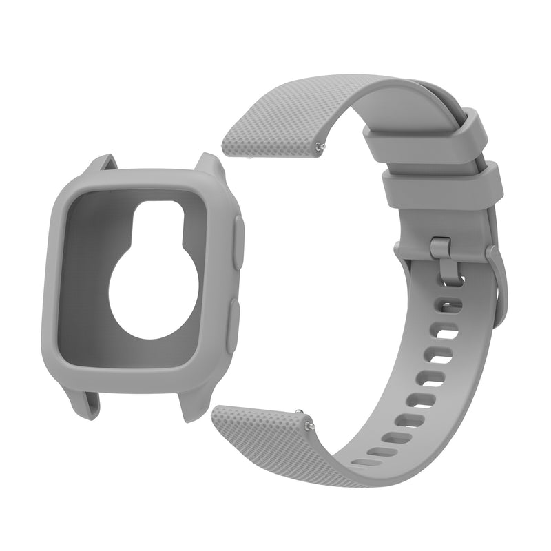 Garmin Venu Sq 2 Watch Strap with case -Gray