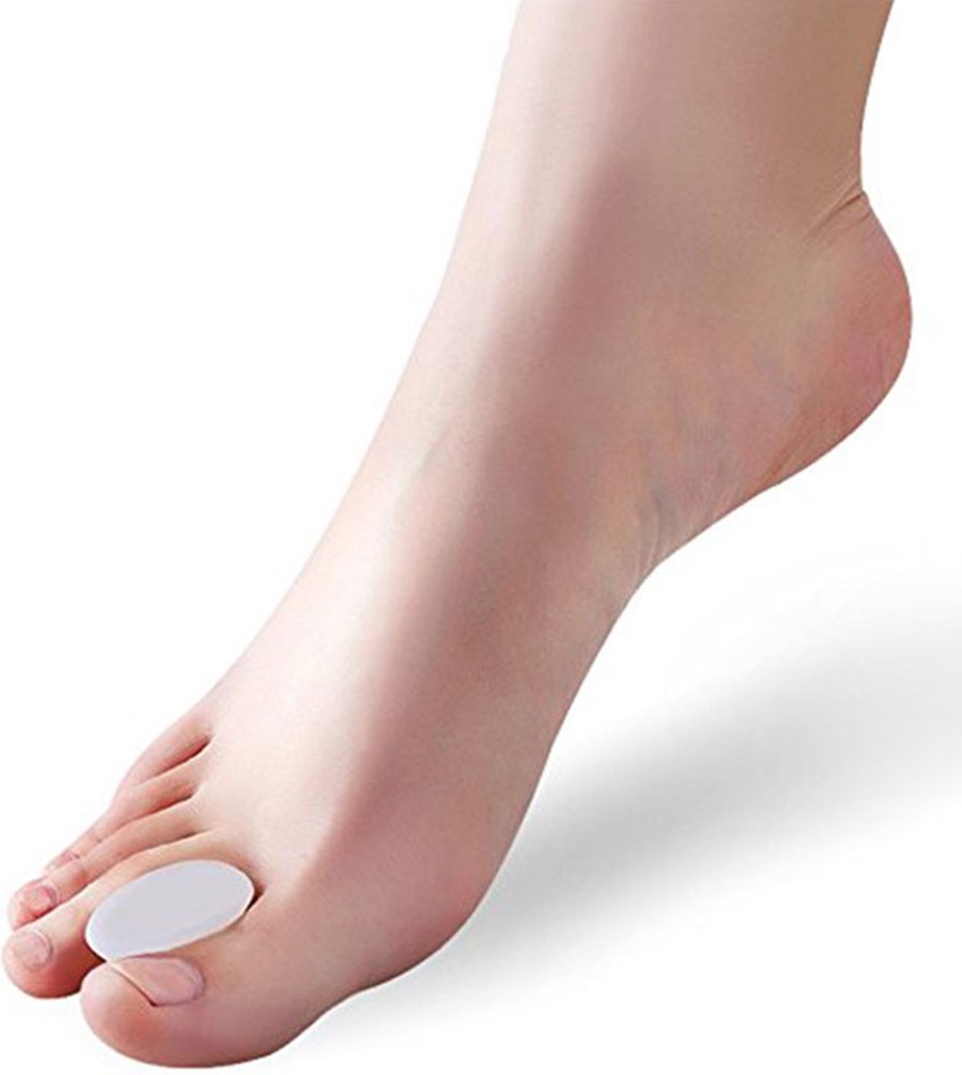 Toe Spreader | Silicone Toe Corrector | Hallux Valgus | Toe Straightening | Toe Straightener | White | 2 Pairs (4 pieces)