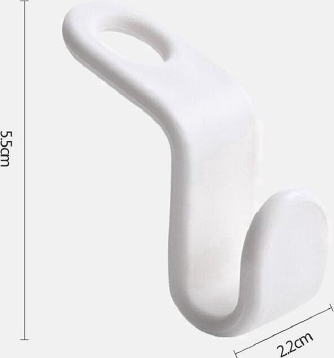 Clothes Hanger Hooks | Clothes Hanger Hook | Clothes Hook for | Coat Rack Hook | White | 5 Pieces