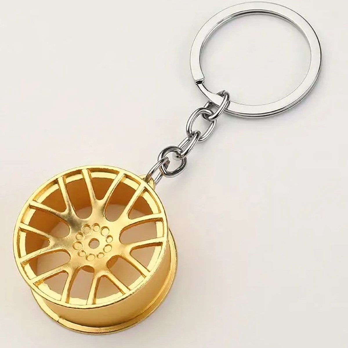 Rim Keychain | Car Key Holder | Rim Keychain | Universal | Car Accessories | Gold