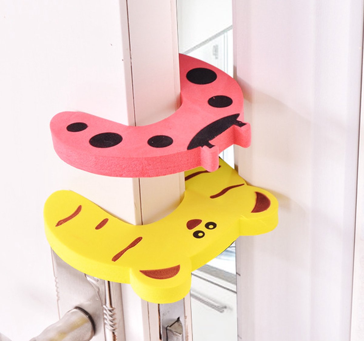 Door stopper Animal I Baby and child Door protector I Door protection I Foam / Foam I Animal door stopper I 1 piece I Green