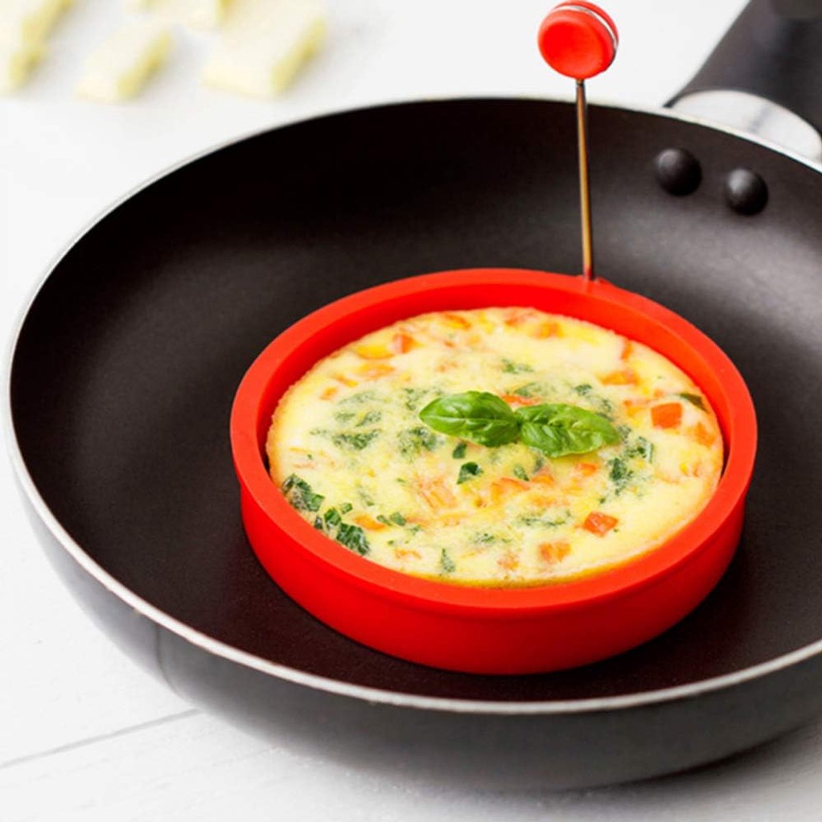 4 Silicone Egg Frying Pans - Non-stick - FDA Certified - For Eggs & Pancakes