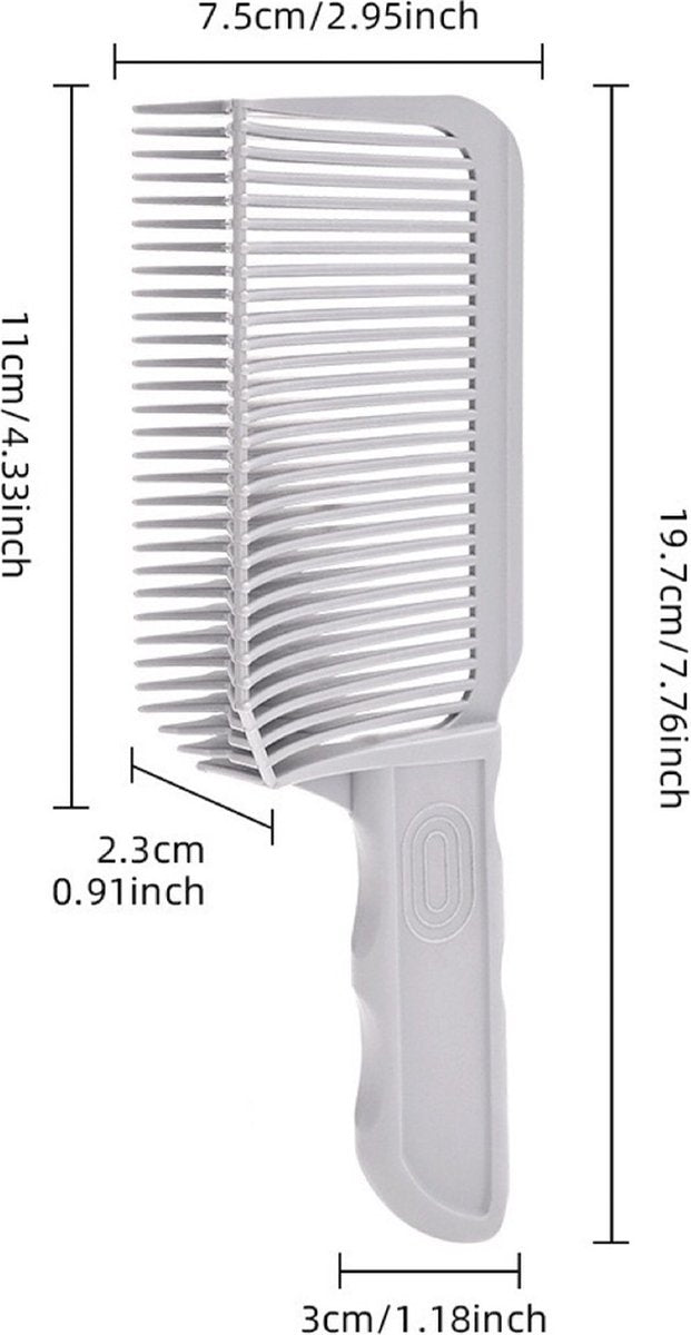 Barber Comb - 2 Pieces - Hairdresser Comb - Clipper Comb - Fade Comb - Barber - Hair Accessory - Comb for Trimmer - Clipper - Hairdresser Comb - Hair Comb - Hair Accessory - Texturizing Comb - Professional for Salon/Hairdresser - Clipper Comb for Everyone