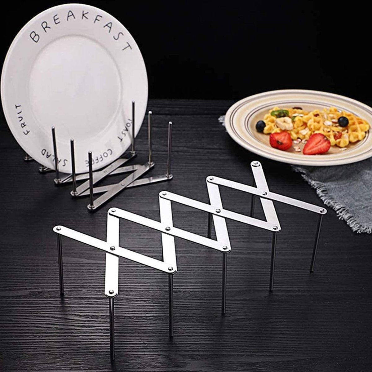 Drying rack - Dish rack - Cutlery holder - Drying rack for dishes - Dish drying rack - Dishwashing rack - Kitchen rack - Telescopic - Stylish & Practical for Every Kitchen