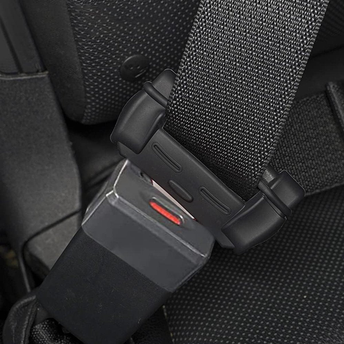 2 pieces - seat belt buckle protectors - car seat belt buckles - child seat belt buckle cover - safety belt lock for children - with 2 keys - child seat belt locks - seat belt accessories - for most cars (not for trucks) - black