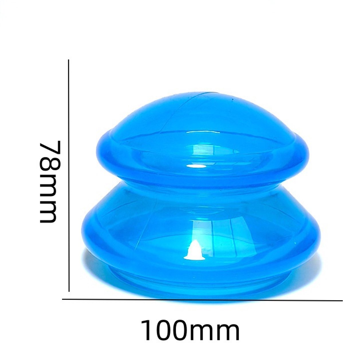 4 pcs Cellulite Cups - Silicone Cups - Cupping Cups - Cupping Set - Cupping For Cellulite - Vacuum Cup - For reducing cellulite anti-aging relieves pain and joints for buttocks, neck, body - Black