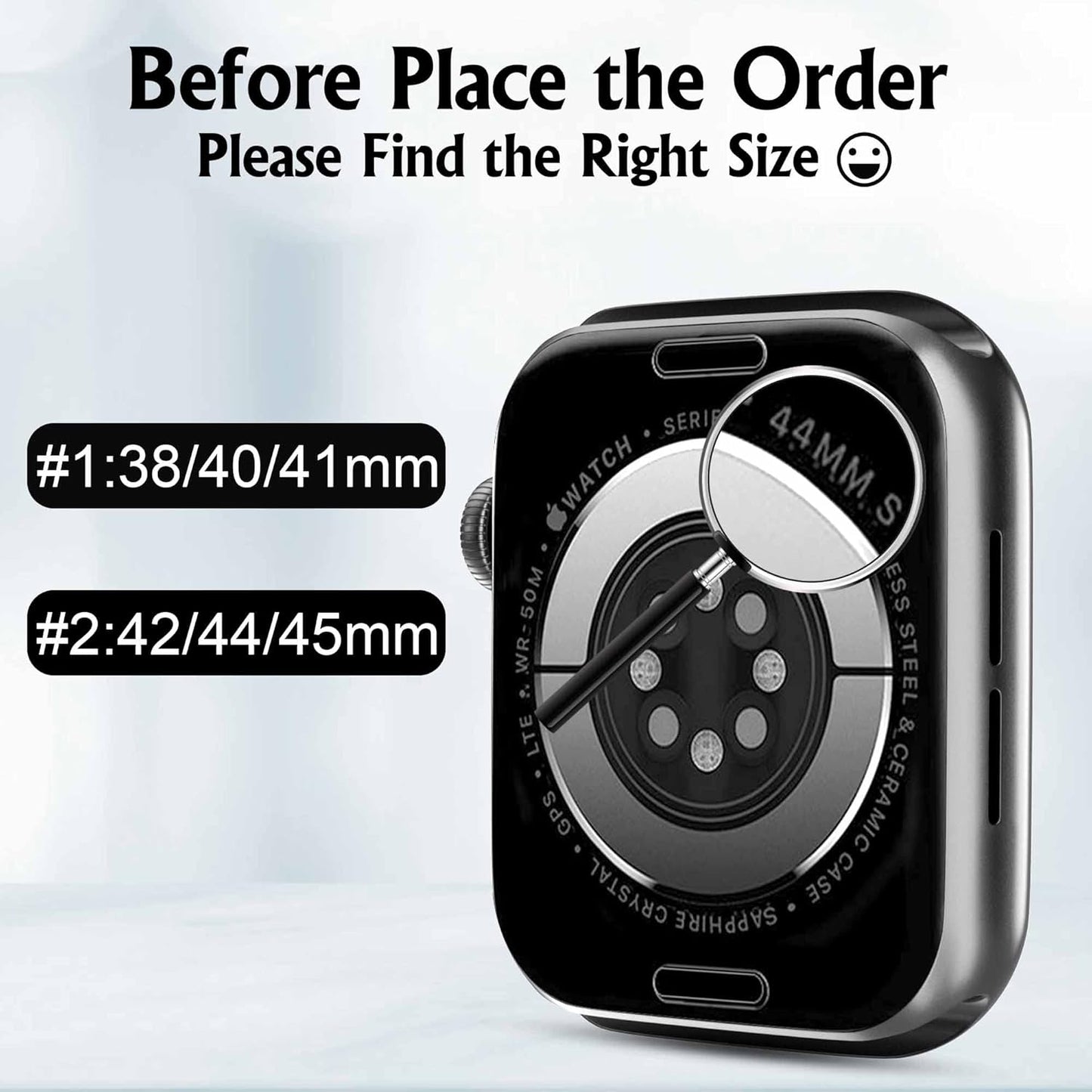 Compatible with Apple Watch Stretch Band Apple Watch 45mm 44mm 42mm Adjustable Sport Bracelet for Men and Women Black