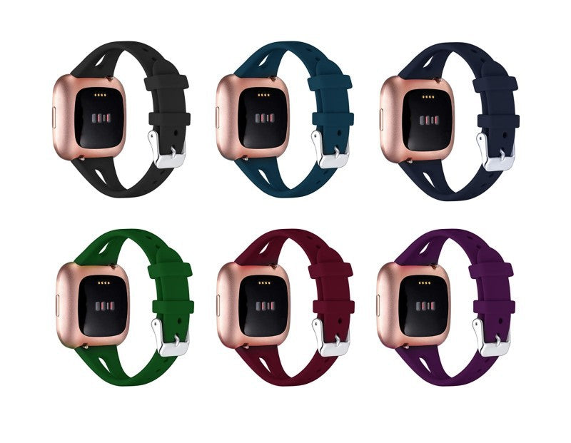 Fitbit Versa 2 Band Compatible Replacement Strap 3 Pack Black Silicone for Fitbit Versa Versa Lite SE Smartwatch