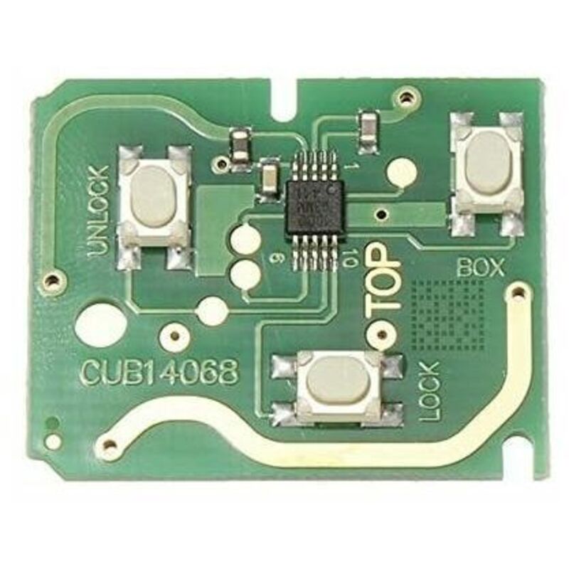 1 pc 3-button 433 MHz FOB remote key for Ford/Mondeo/Fiesta/Focus/Ka Transit