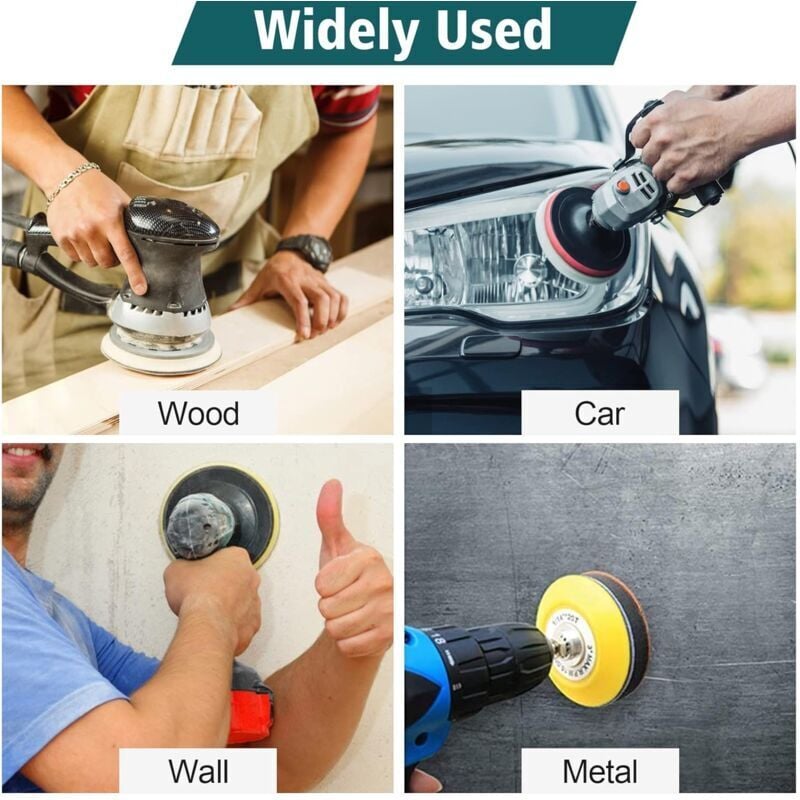Wet Dry Sanding Discs 50mm 24-Piece 600-5000 Grit for Polishing Metal Wood