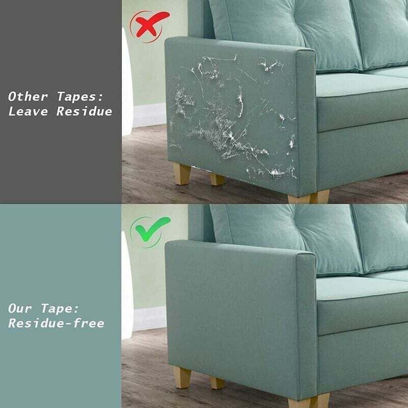 Cat Scratching Guard Protector Self-Adhesive Transparent Roll 30cm x 5m for Furniture Doors Walls Anti-Scratch Protection