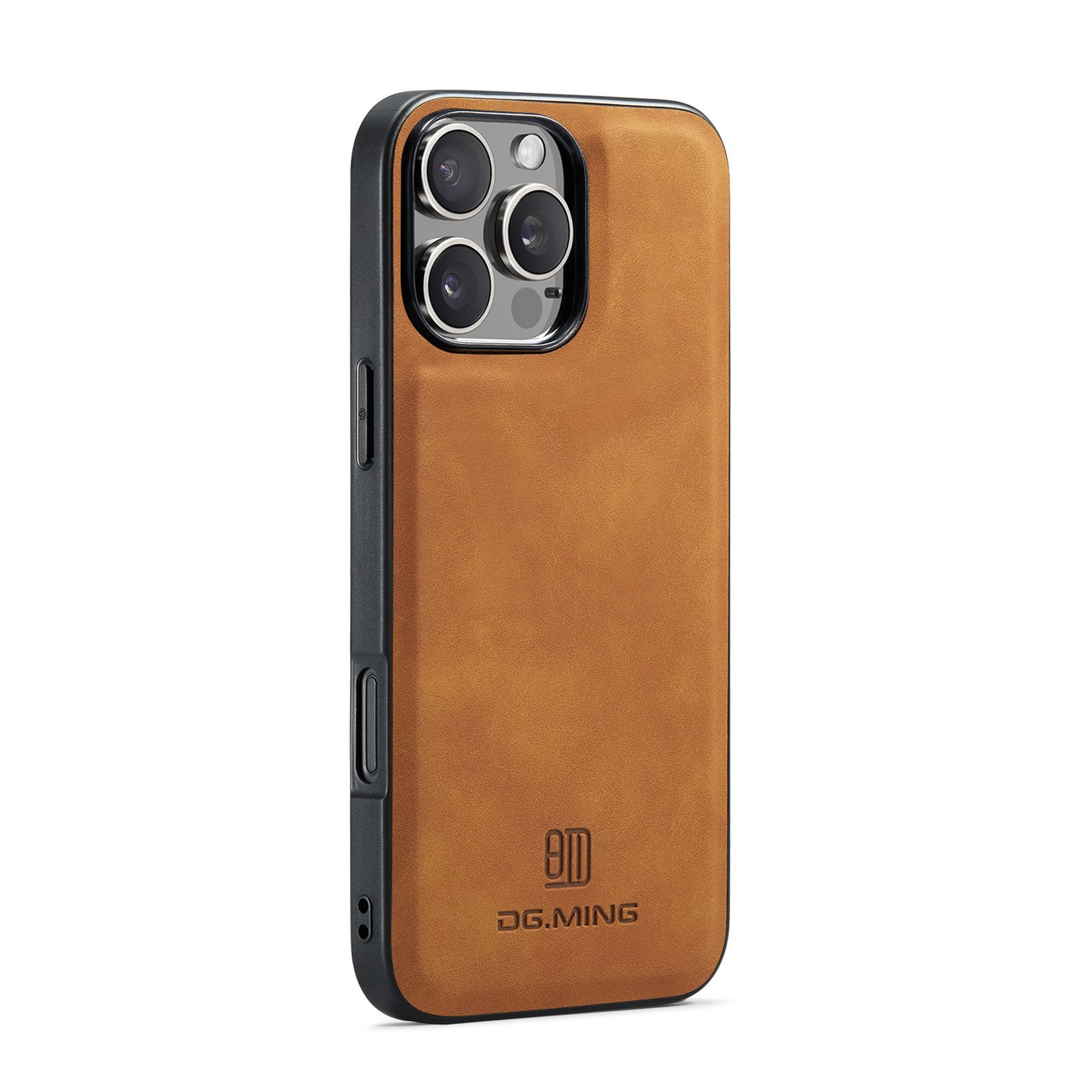 Magnetic iPhone 16 Pro Case with Card Pocket Compatible with iPhone 16 Pro Coffee Color