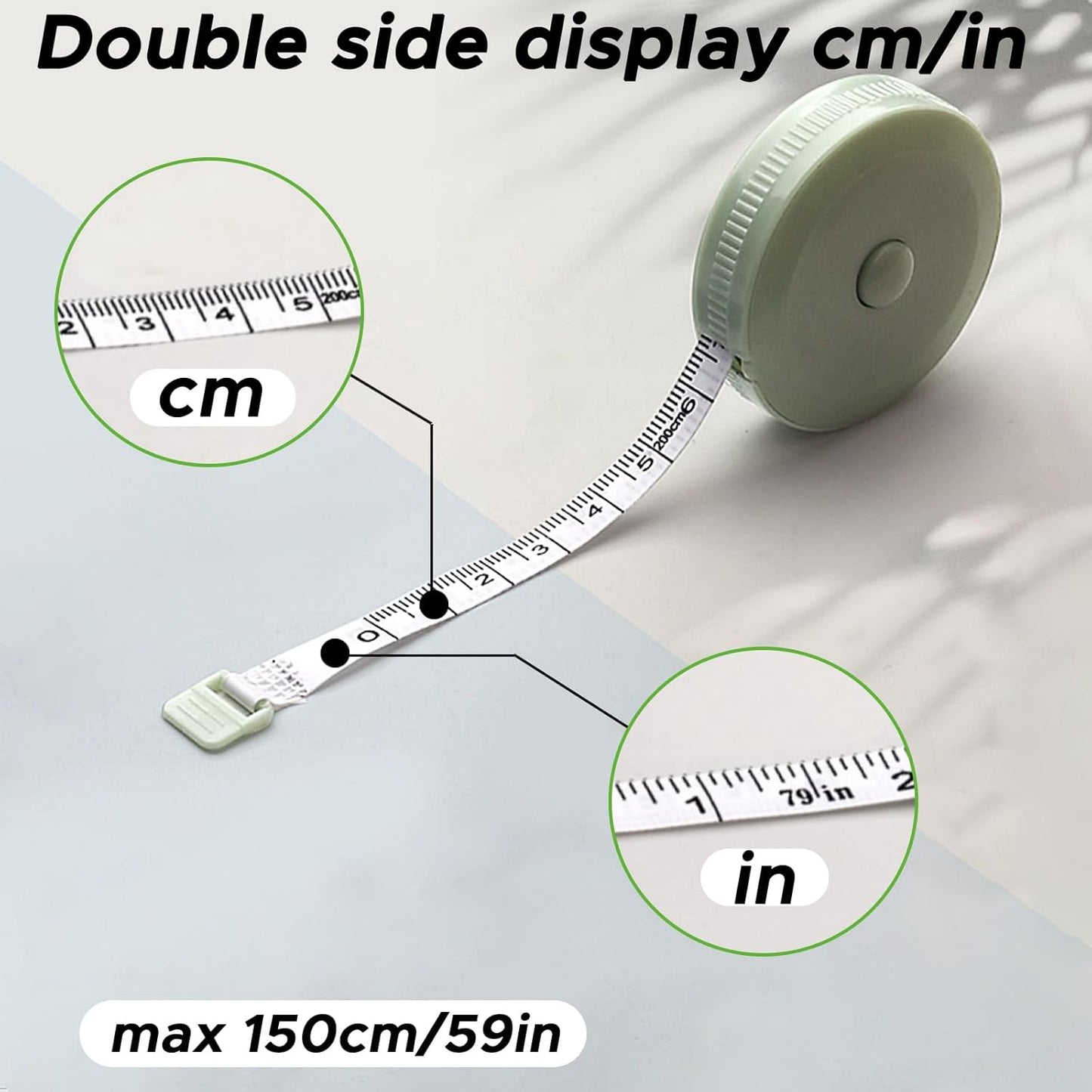 6PCS Pipe Insulation Cutting Guide, Molded Foam Pipe Cutter Tool with 15MM-53MM Insulation Cutting Fixture for Home/Industrial/Commercial Plumbing + Bonus 59" Tape Measure (Green)