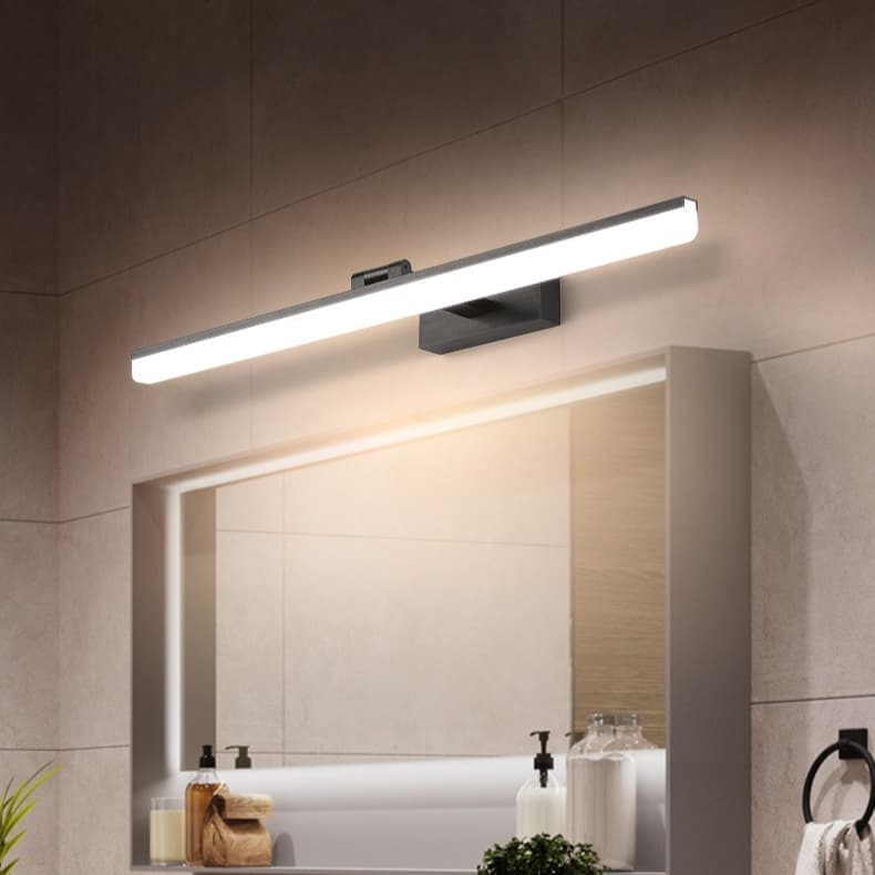 Wall light LED for mirror, wall light 40 cm for bathroom, wardrobe and toilet(Black)