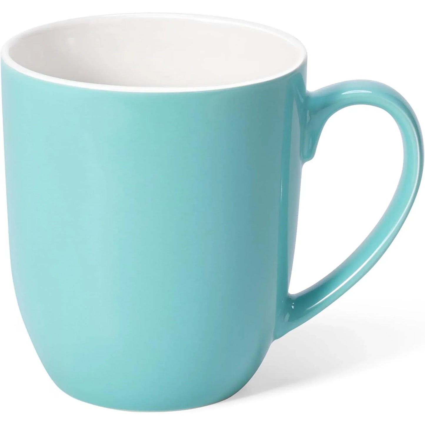 16 oz Large Coffee Mug with Handle, Ceramic Tea Cup for Coffee, Latte, Tea and Hot Drinks at Home or Office, Blue