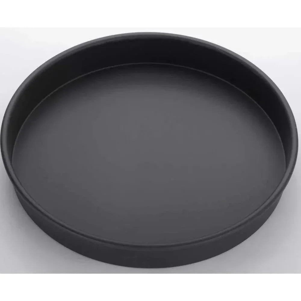 9 Inch Straight Sided Pizza Pan, 2 Inch Deep Hardcoat Aluminum Baking Pan for Pizza, Pie and Oven Use, 14 Gauge