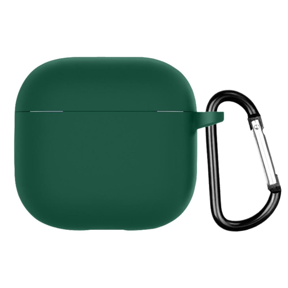 Gracefulvara Pink for Apple Airpods 4 2024 model earphone cover silicone cover anti-fall and dustproof charging case case Green