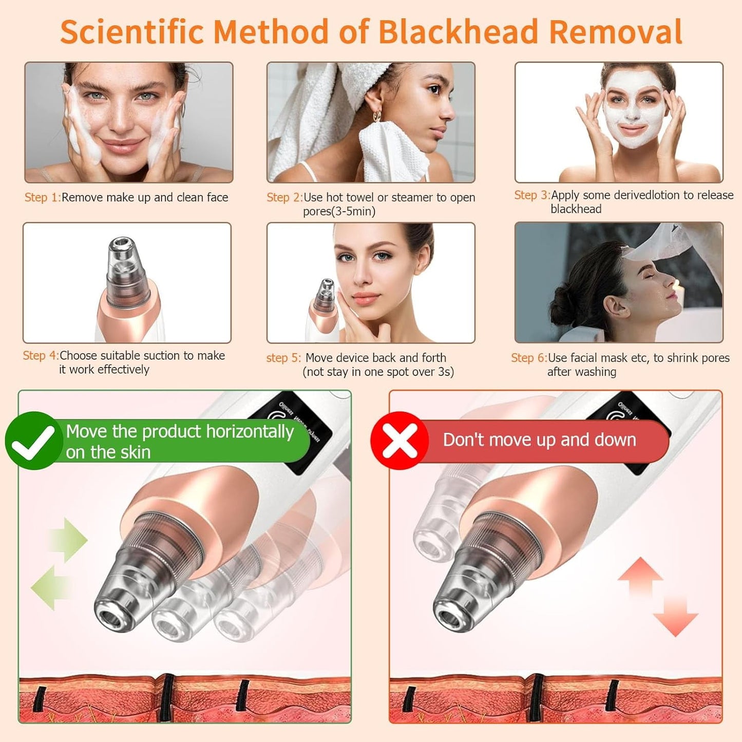 BYXAS Pimple Popper Tool Kit, 8 PCS Professional Stainless Steel Blackhead Remover Comedone Extractor Tools for Removing Zit on Face - Acne Removal Kit with Metal Case (Silver) Facial Pore Cleaner with 4pcs