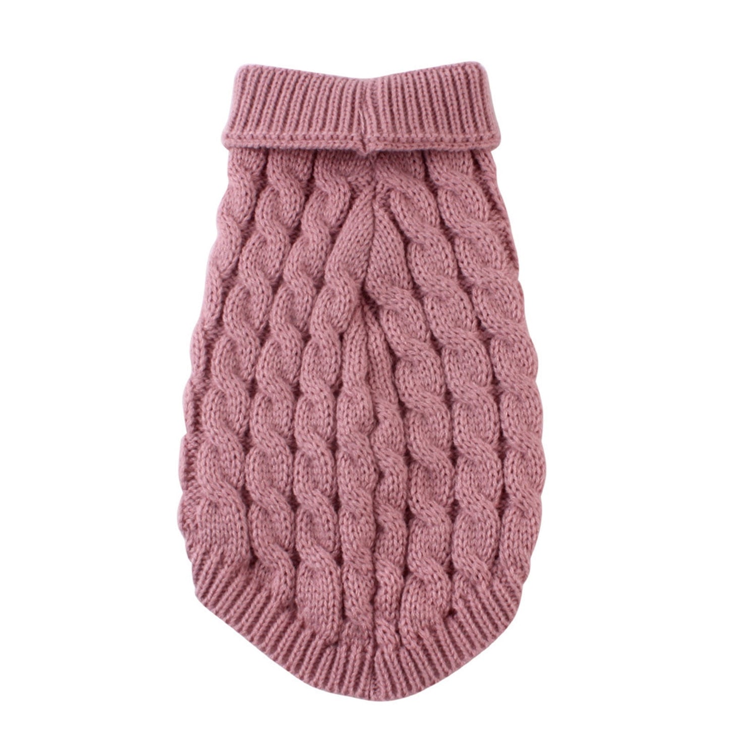 Clearance Under $5 Boovnll Dog Sweater, Winter Turtleneck Knitted Keep Warm Sleeveless Pet Clothes, Dog Clothes for Small Dog Fall Winter Dog Sweaters, (Black, S) M Hot Pink