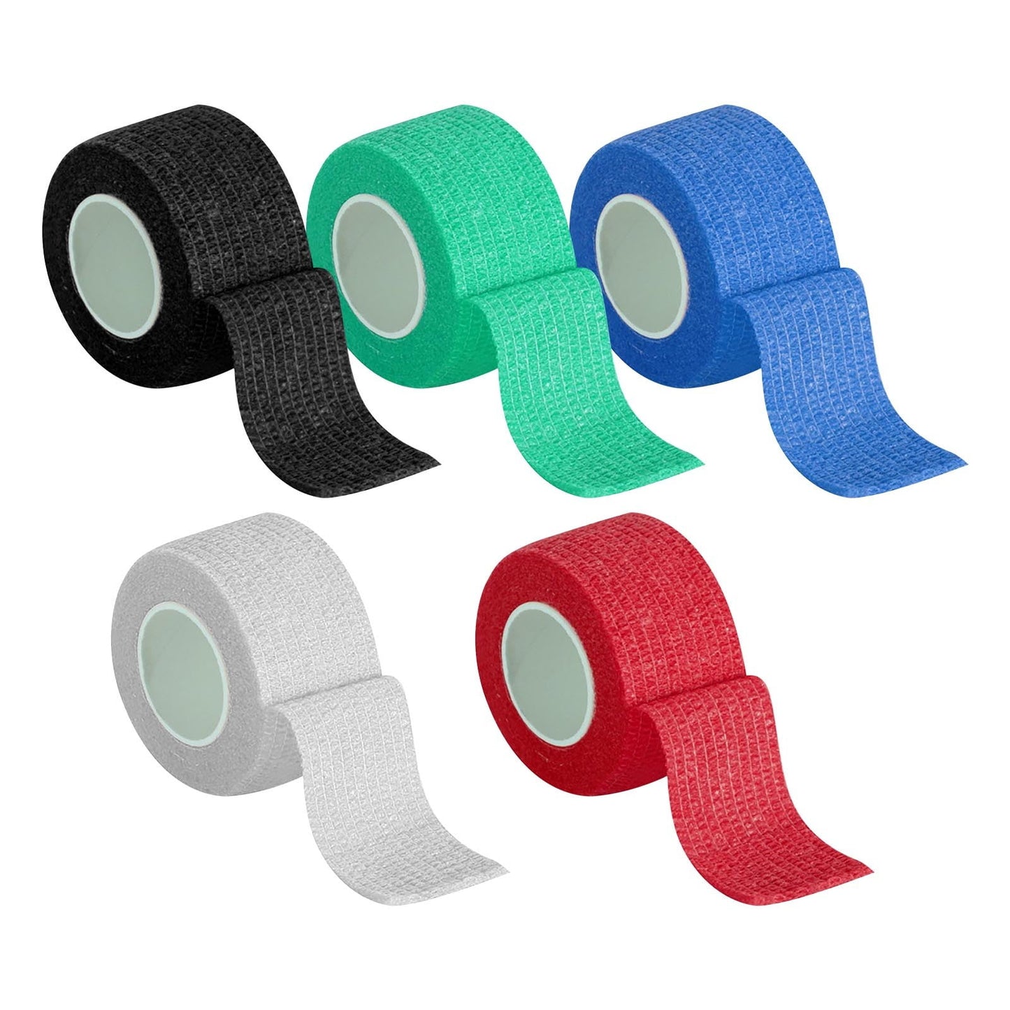 Tyidzon 3 Rolls Kinesiology Tape, 3 Colors 1 Inch x 14.8 Feet Athletic Tape, Elastic Muscle Tape, Sports Tape, Thumb, Finger, Wrist, Ankle, Knee Tape for Exercise and Daily Use Red