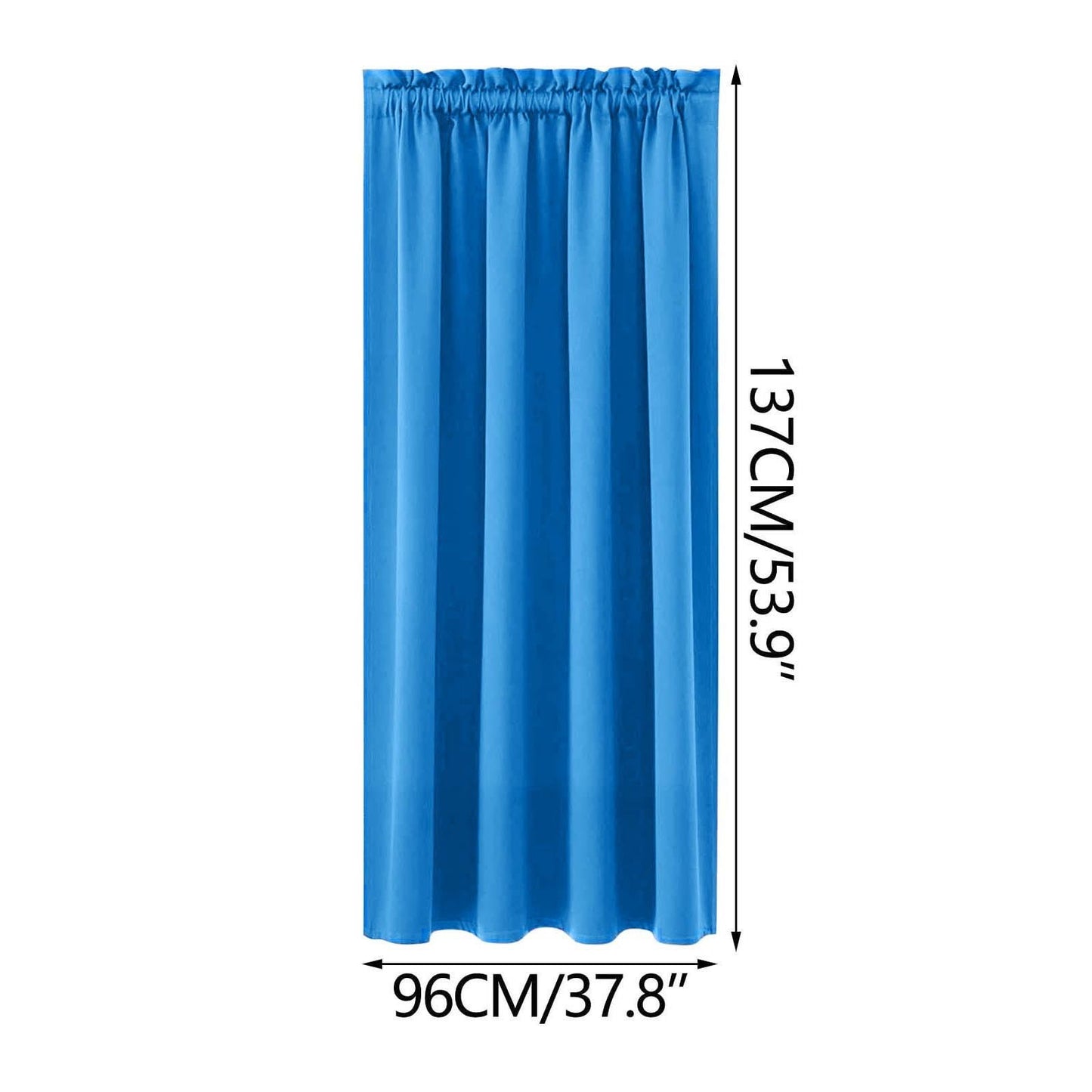 Xuniizn Blackout Curtains for Bedroom Thermal Insulated - 100%Polyester Black Out Curtains 2 Panels Set Room Darkening Window Curtains for Living Room, Light Blue CTN-BU