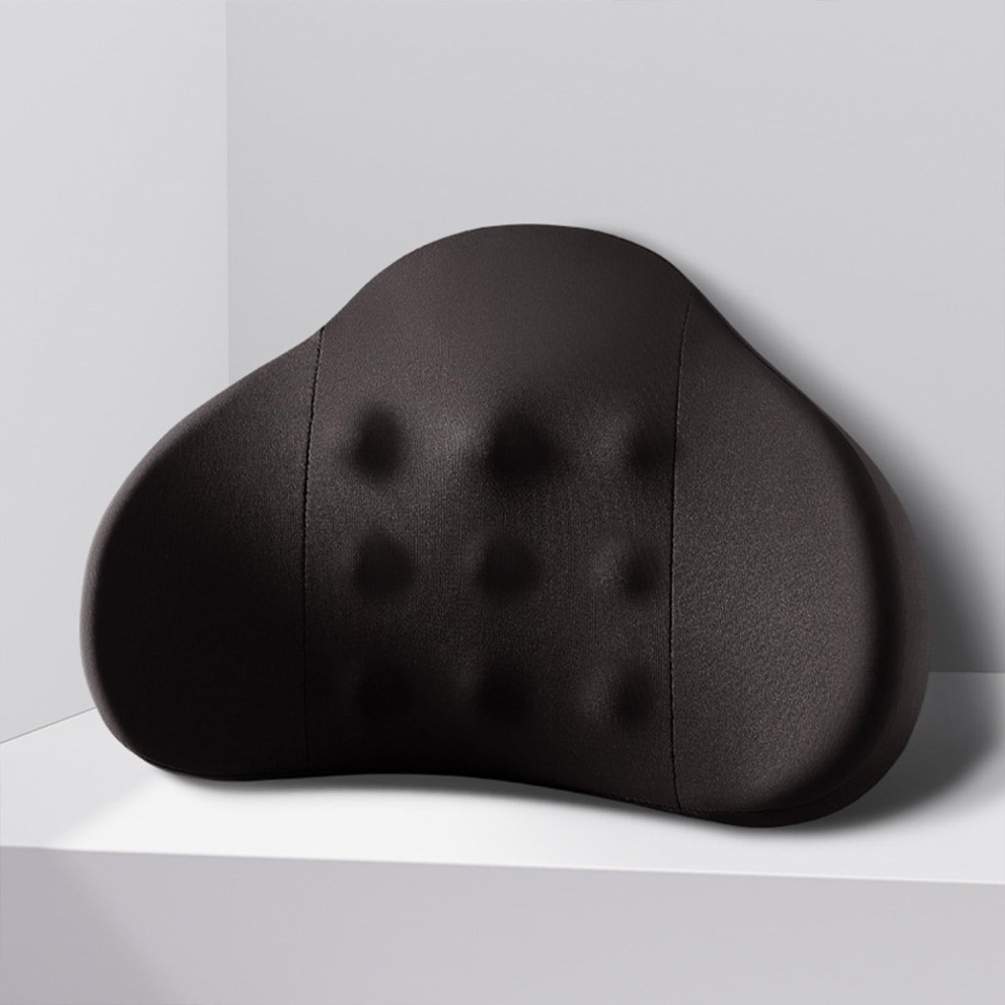 LSLJS Lumbar Cushion Memory Foam Lumbar Support Pillow for Car - Mid/Lower Back Support Cushion - for Car Seat, Office Chair, Car Lumbar Support Cute Car Pandas Lumbar Pillow Car Interior Supplies A-Black