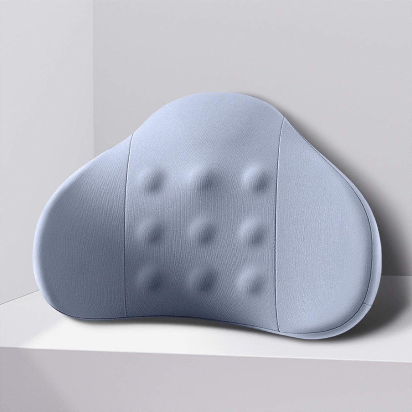 LSLJS Lumbar Cushion Memory Foam Lumbar Support Pillow for Car - Mid/Lower Back Support Cushion - for Car Seat, Office Chair, Car Lumbar Support Cute Car Pandas Lumbar Pillow Car Interior Supplies A-Light Blue
