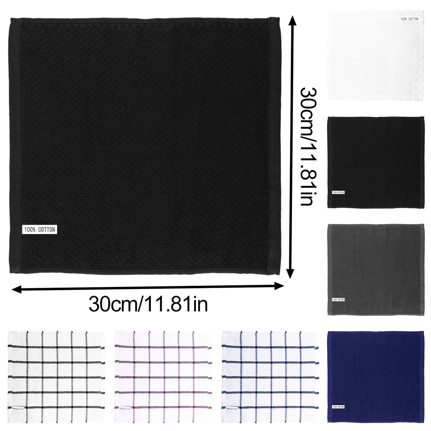JWDX Wipes Clearance, Cleaning Kitchen Fast Absorbent Microfiber Towels Rags and Cloths Drying Super Cotton Dish Dish Soft Kitchen Dishcloths Towels Dish Cloth Microfiber Wipes BU1
