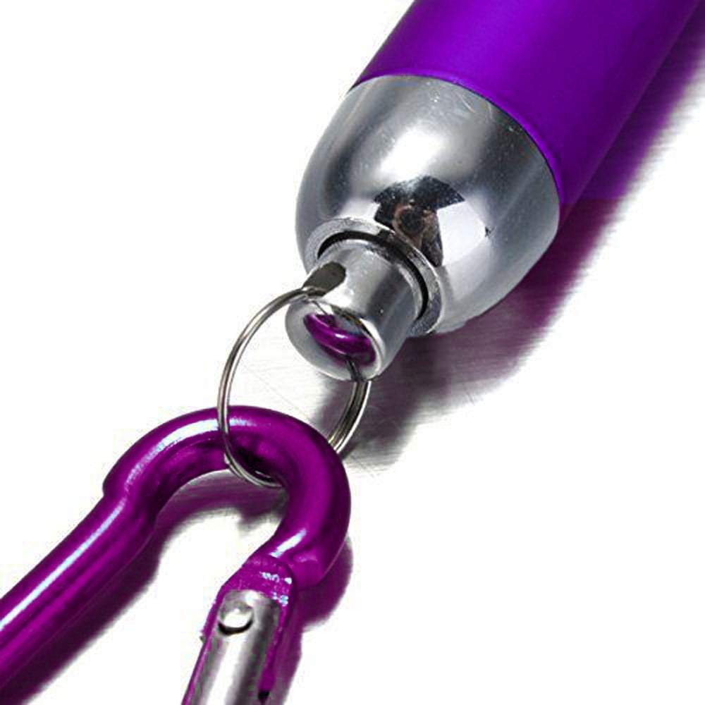 WQQZJJ Outdoor Fun Gifts Ultra Bright Mini LED Camping Flashlight Torch Keyring Portable KeyChain on Clearance Purple