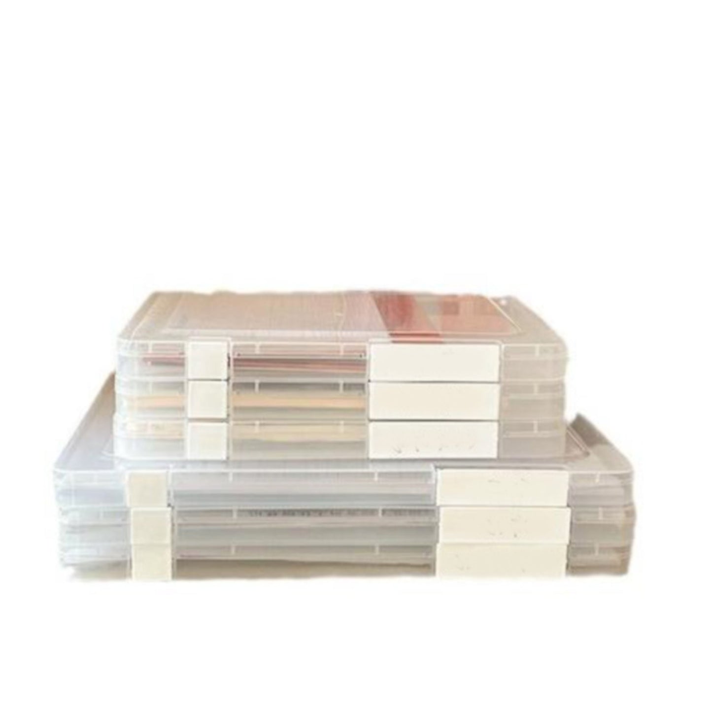 File Storage Box Transparent Small Jwdx Transparent File Box Storage Box Portable Supplies Holder for Documents and Paper Protectors Portable File Box One Size CL2